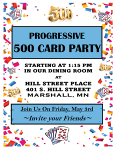 May 500 card party