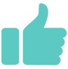 cyan convenience icon