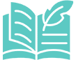 cyan book icon