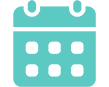 cyan calendar icon